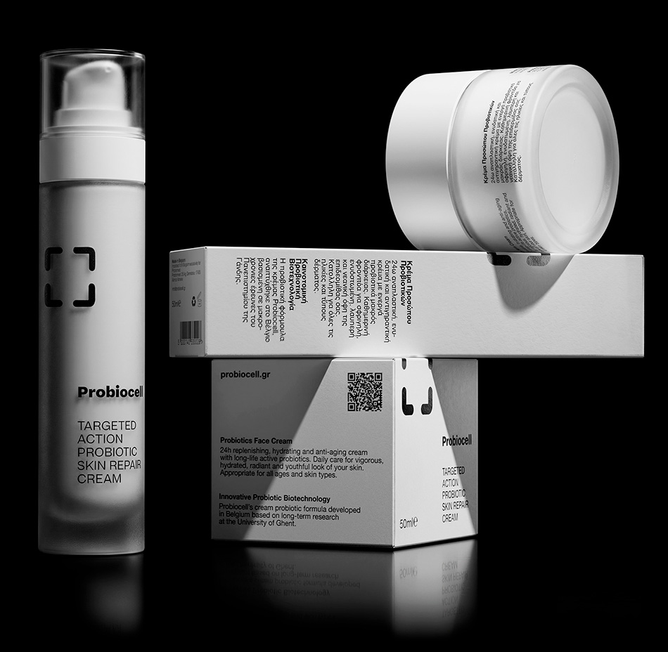 Probiocell cosmetics packaging products mobile