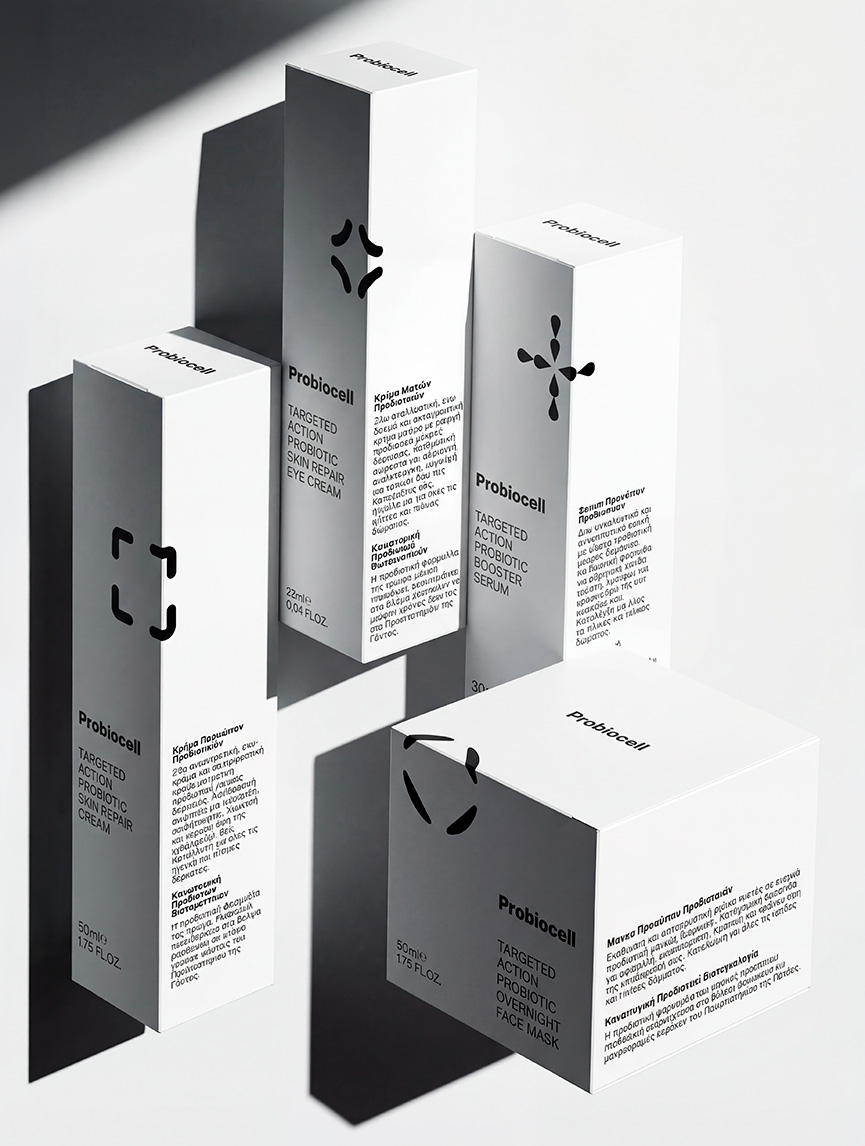 Probiocell cosmetics packaging hd