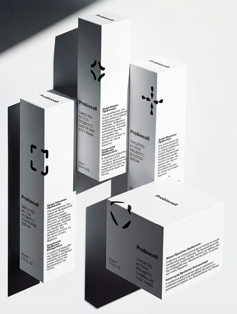 Probiocell cosmetics packaging mobile