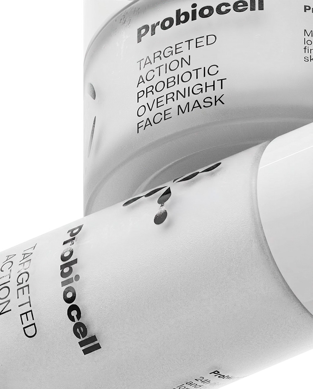 Probiocell cosmetics products closup mobile